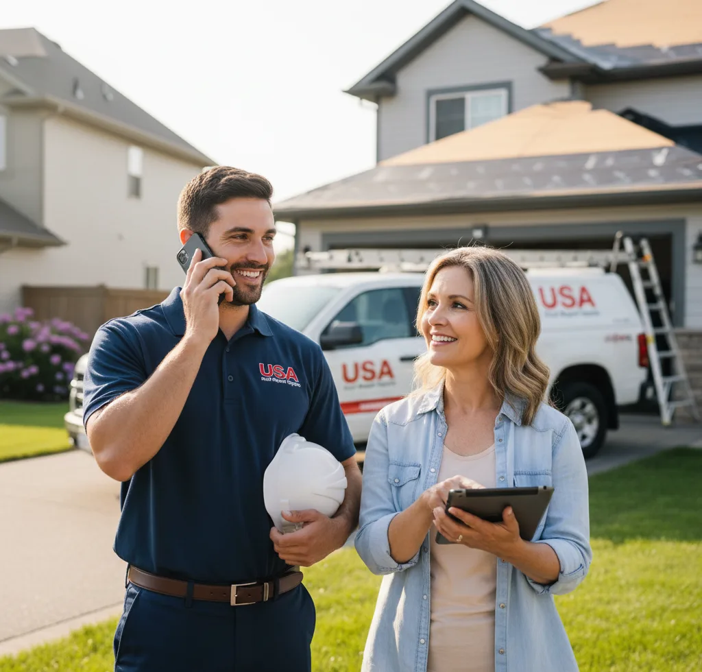 USA Roof Repair Experts customer support in Little Valley